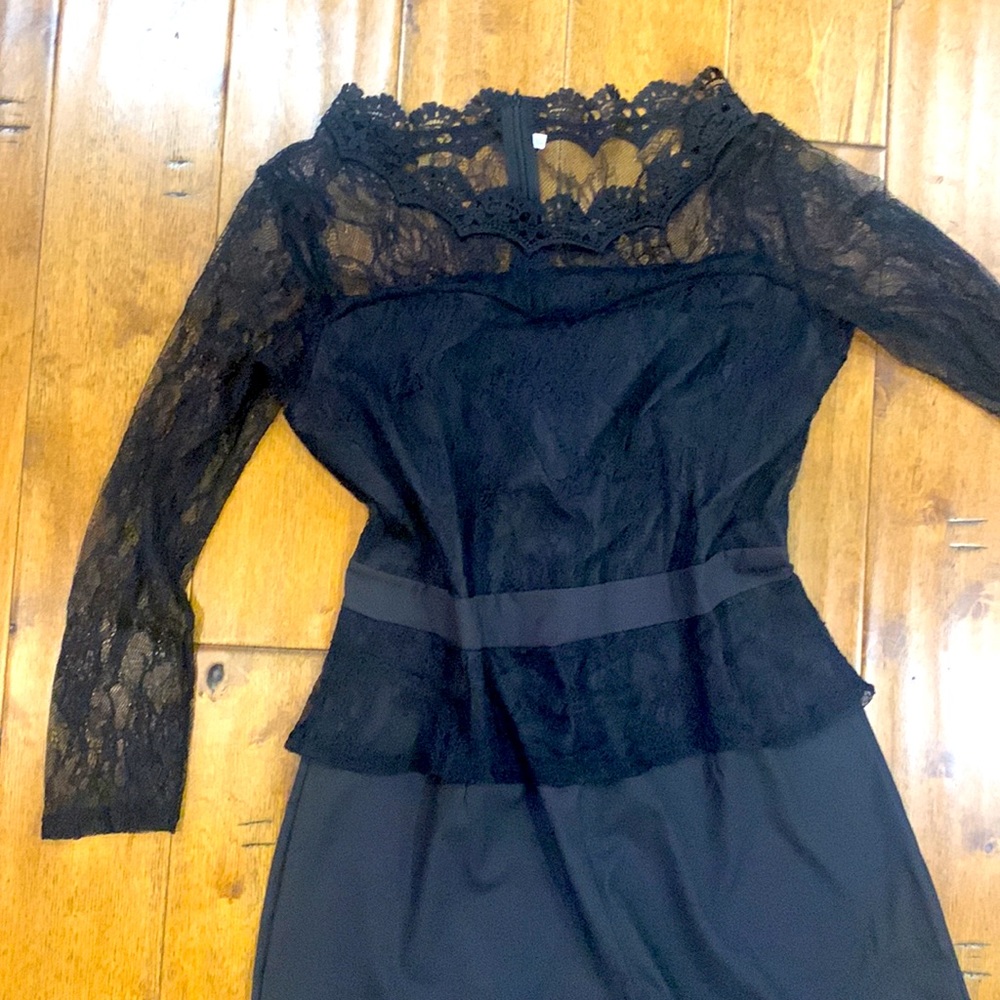BLACK LACE JUMPSUIT